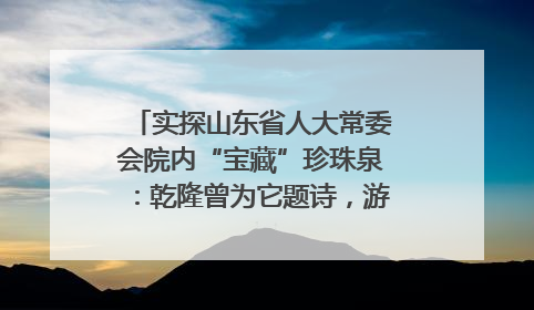 实探山东省人大常委会院内“宝藏”珍珠泉：乾隆曾为它题诗，游客无需预约免费游览